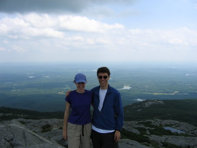Leanne and Michael on Monodnock