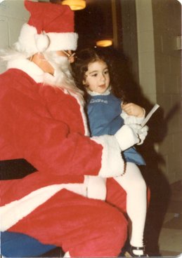 Leanne and Santa Claus